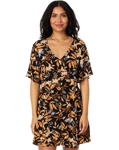 Платье La Isla Button Through Dress, черный Rip curl