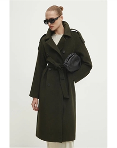 Шерстяное пальто, зеленый Answear lab
