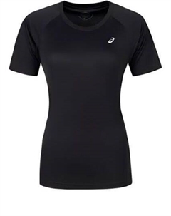 Топ внутренние мышцы короткий рукав топ, черный Asics