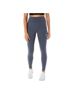 Леггинсы сетчатые вставки тренировочные леггинсы, серый Asics