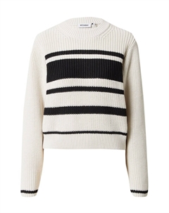 Тонкий вязаный свитер Sweater, белый Weekday