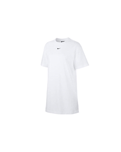 Платье с короткими рукавами женское белое Nike