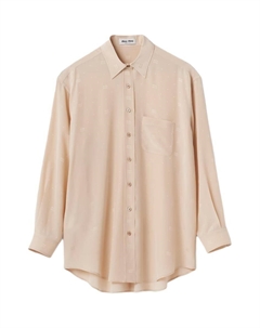 Рубашка женская, светло-коричневый Miu miu