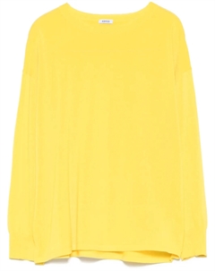 Футболка с круглым вырезом, желтый Aspesi