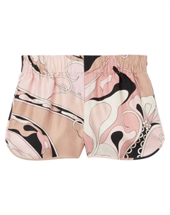 Шорты с принтом орхидеи, нейтральный Pucci