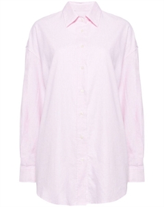 Полосатая рубашка с аппликацией, розовый Joshua sanders