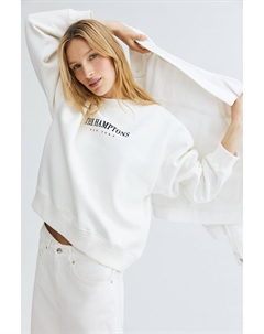 Толстовка с мотивом, белый H&m