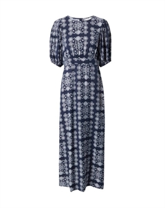 Платье макси Dress OBJJAN, темно-синий Object