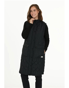 Стеганый жилет "ПОГОДА" "Беа" с практичными карманами с клапанами, черный Weather report