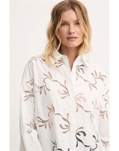 Хлопковая рубашка, белый Answear lab