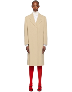 Бежевое пальто Elea The row