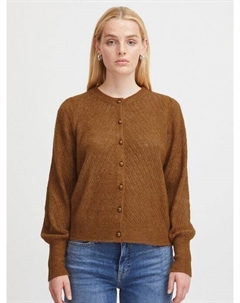 Кардиган ихкамара, коричневый Ichi