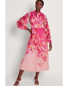 Платье-Рубашка Floryn с цветочным узором, розовый Monsoon
