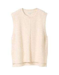 Тонкий вязаный свитер Sweater, кремовый Tom tailor