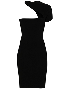 Платье мини Orka асимметричного кроя, черный Isabel marant