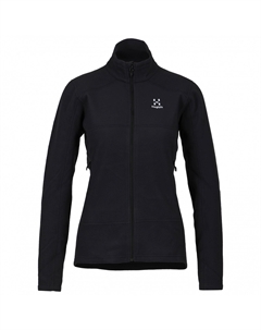 Флисовая жилетка Women's Buteo Mid, цвет True Black Haglöfs