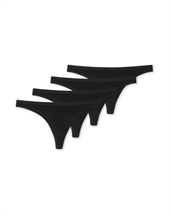 Стринги Serie 95 5, черный Schiesser