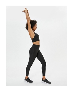 Спортивные леггинсы с высокой талией и строчкой, розовый Koton