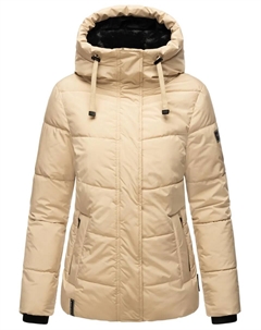 Стеганая куртка Наваху "Скажи да XIV", с капюшоном, теплая стеганая зимняя куртка с капюшоном, бежевый Navahoo