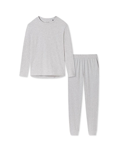 Пижамы из органического хлопка, серый Schiesser