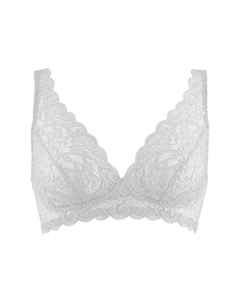 Кружевной бюстгальтер Moments с цветочным принтом для женщин, белый Hanro