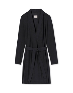 Халат из джерси, черный Schiesser