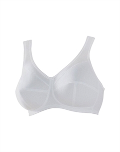 Бюстгальтер рельефный Jana, декоративные швы, без косточек, женский, белый Anita
