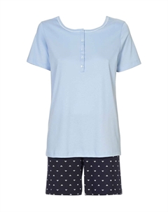 Женские короткие пижамы Night Lovers, цвет Dark Lapis Blue Calida