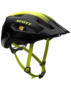 Велосипедный шлем Supra Plus, цвет Black/Radium Yellow Scott