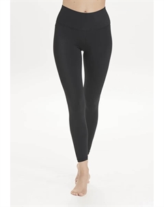 Тренировочные тайтсы "Габи" с удобным эластичным поясом, черный Athlecia