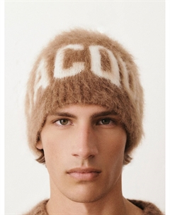 Шапочка с логотипом The Logo beanie, кэмел Jacquemus