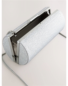Клатч, серебряный Next