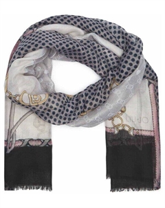 Шарф женский легкий с принтом, мультиколор Liu jo