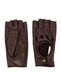 Перчатки-митенки с логотипом VLogo Signature, коричневый Valentino garavani