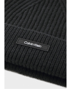 Шапка DOCKER BEANIE UNISEX, черный Calvin klein