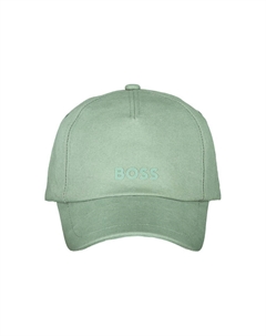 Зеленая хлопковая мужская кепка Hugo boss