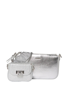 Сумка через плечо Bnaim-R, серебряный Steve madden
