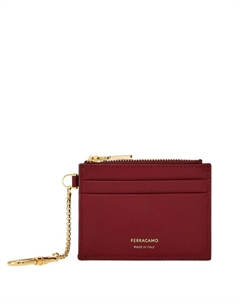 Картхолдер с логотипом, красный Ferragamo