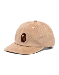Вельветовая кепка Ape Head, коричневый A bathing ape®