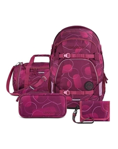 Рюкзак Schul Set „Berry Bubbles“ 4 teilig, цвет beere Coocazoo
