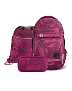 Рюкзак Schul Set „Berry Bubbles“ 3 teilig, цвет beere Coocazoo