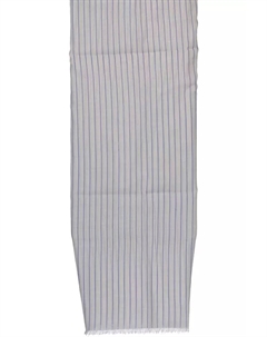 Белый хлопковый мужской шарф Gant