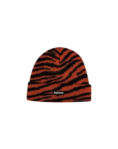 Шапка-бини из мохера Тигровая полоска Supreme