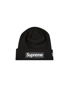 Шапка-бини с логотипом x New Era Box, цвет Черный Supreme