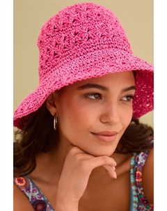 Рыболовная шапка крючком, розовый Next