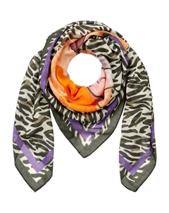 Шарф, цвет dunkelgrün-orange Camel active