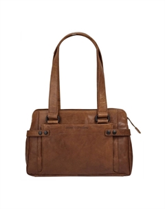 Сумочка, натуральная кожа, цвет Cognac Spikes & sparrow