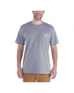 Футболка Workw Pocket S/S, цвет Heather Grey Carhartt