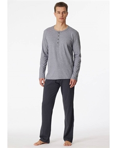 Пижама, цвет grau/anthrazit Schiesser