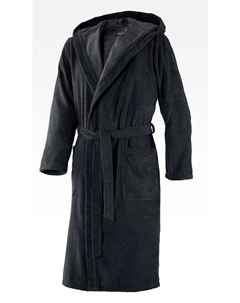 Халат, цвет bademantel herren-kapuze 50/52, schwarz Joop